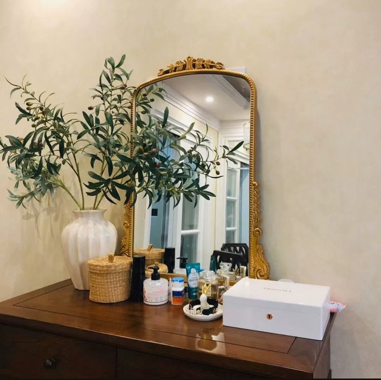 กระจกแขวนผนัง MY DOLLS HOUSE VANITY 80 ซม. สีทอง_4